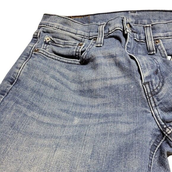 Levis 541 Jeans Mens Tag 31x30 Tag 31x32 Athletic Taper Dark Wash Denim - Picture 4 of 7